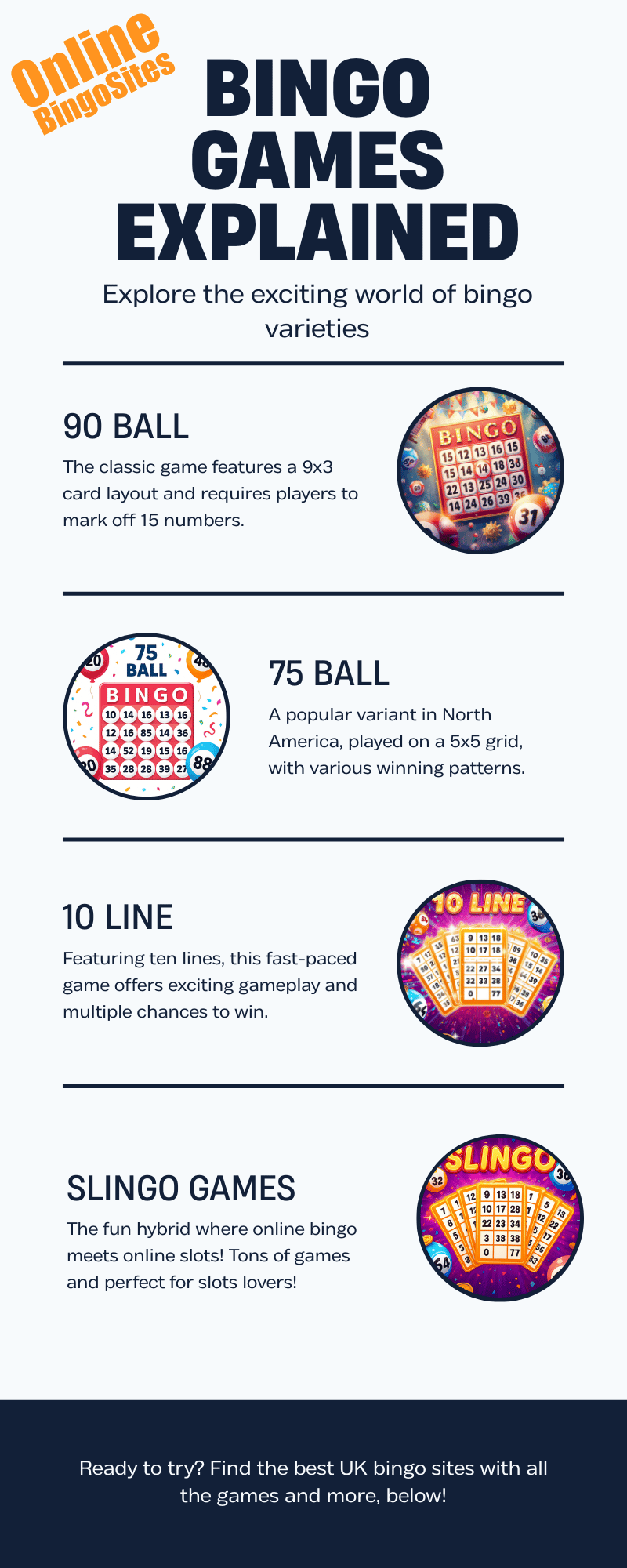 different bingo games explained i